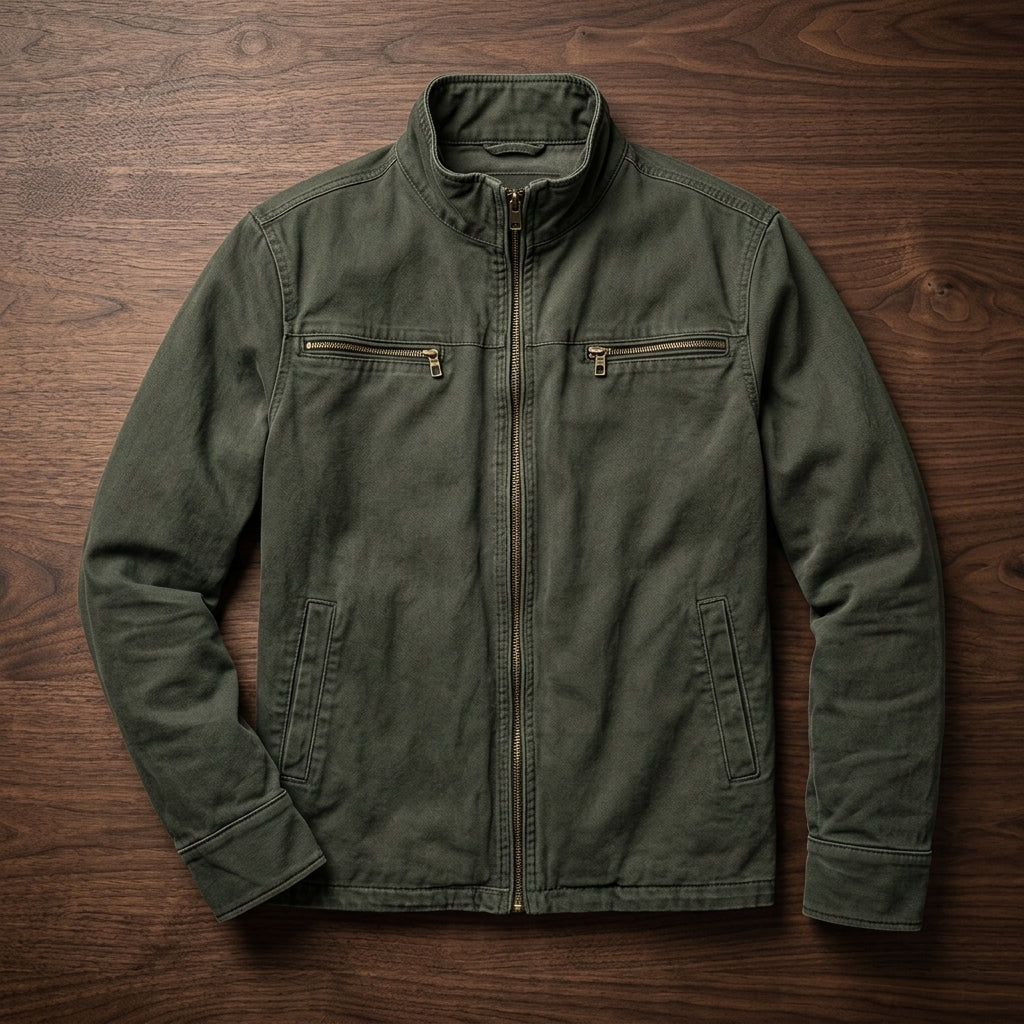 Maratea  Vintage-Style Zip Jacket