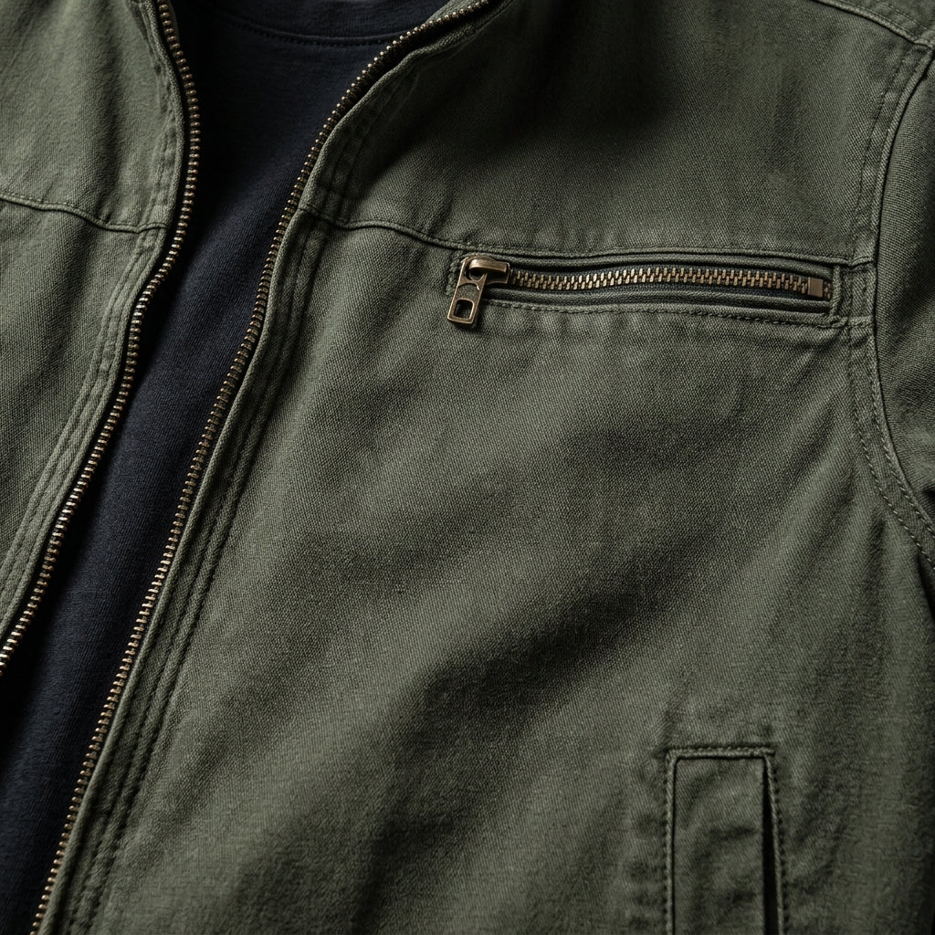 Maratea  Vintage-Style Zip Jacket