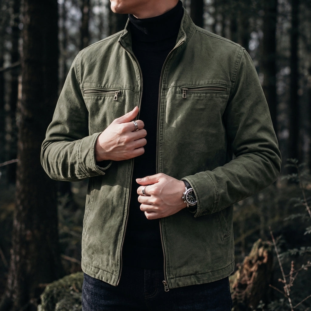 Maratea  Vintage-Style Zip Jacket