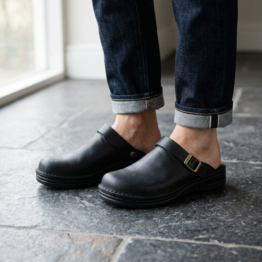 Loreto Leather Clogs