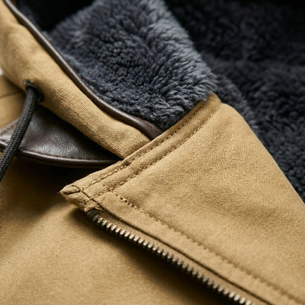 La Morra Men's Fleece-Lined Hooded Jacket