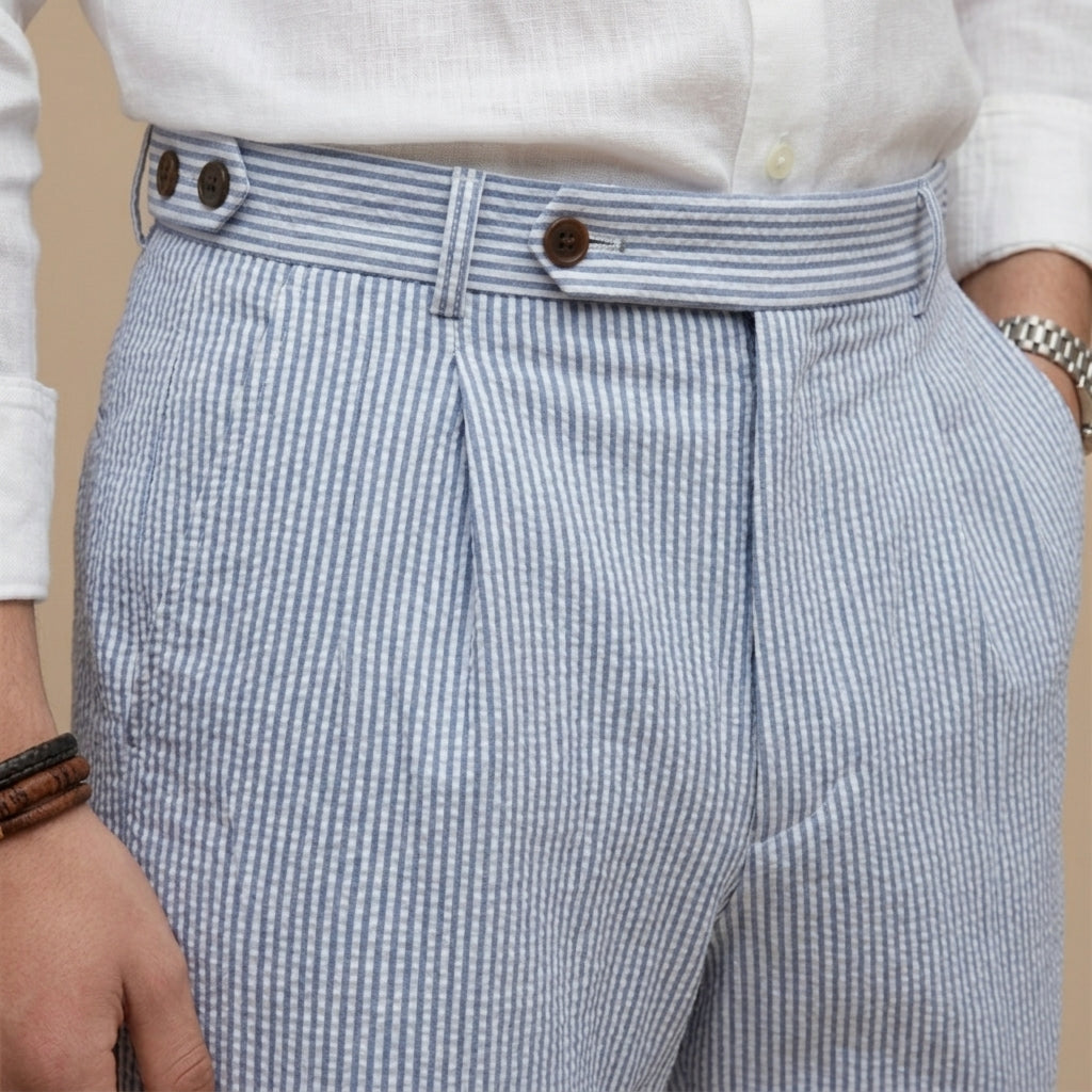 Matera Pleated Chino Shorts