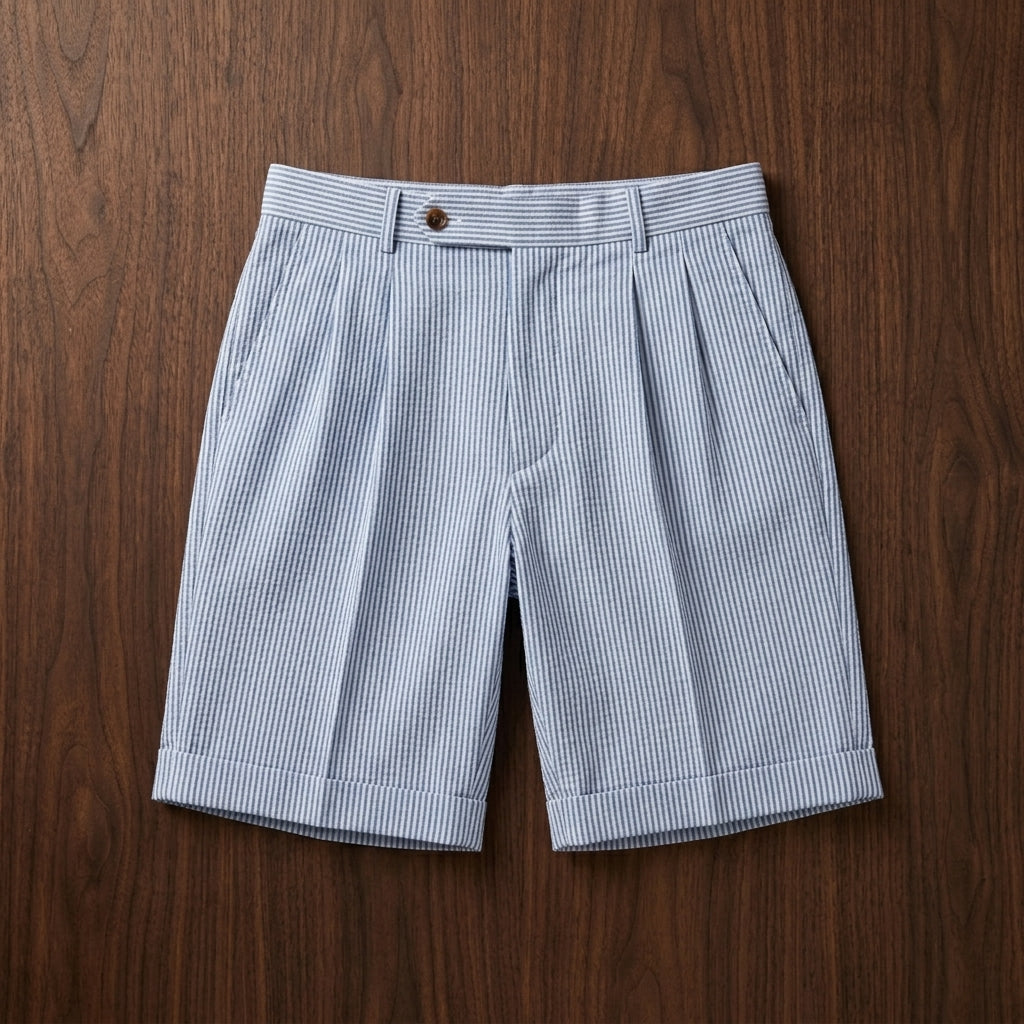 Matera Pleated Chino Shorts