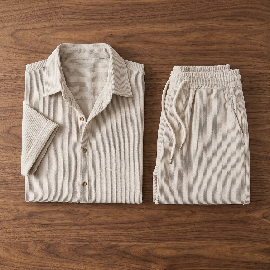 Belluno Ribbed Corduroy Set