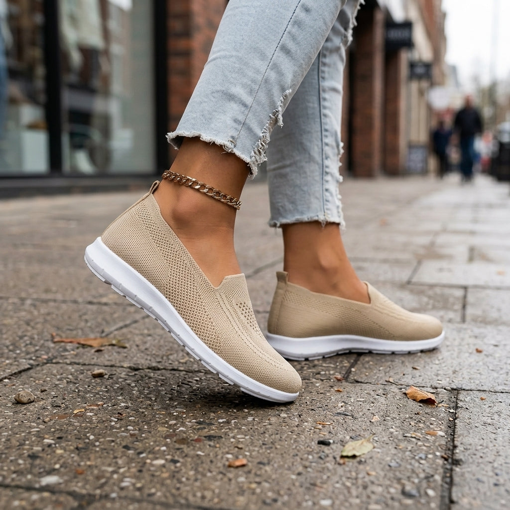 Pesaro Breathable Knit Slip-On Shoes