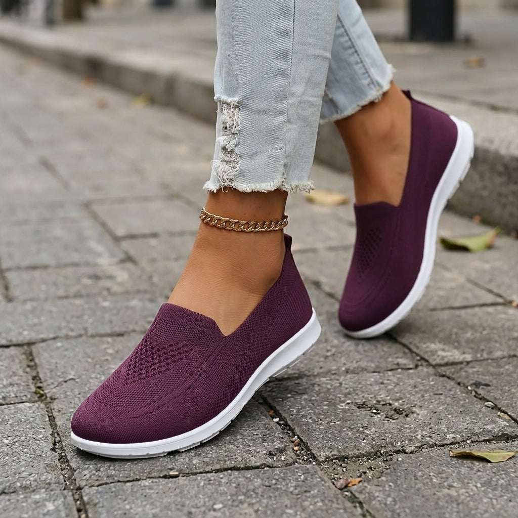 Pesaro Breathable Knit Slip-On Shoes