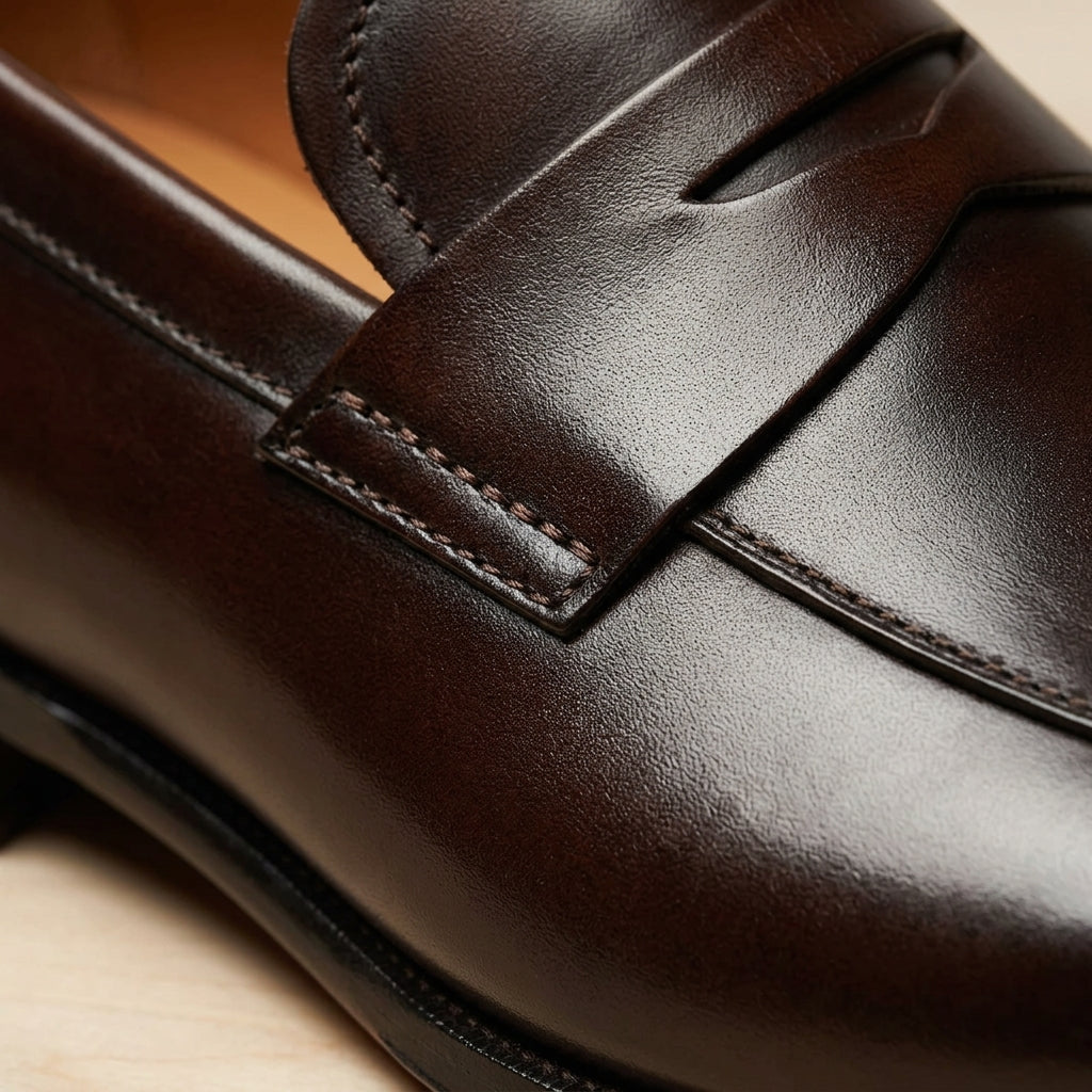 Stintino Italian Leather Slip On Loafers
