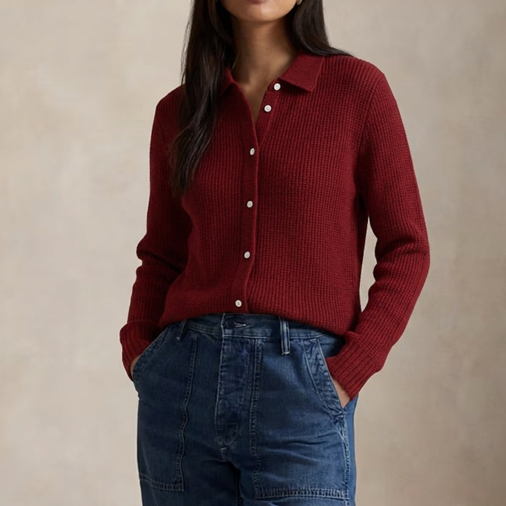 Toledo Waffle Knit Cardigan