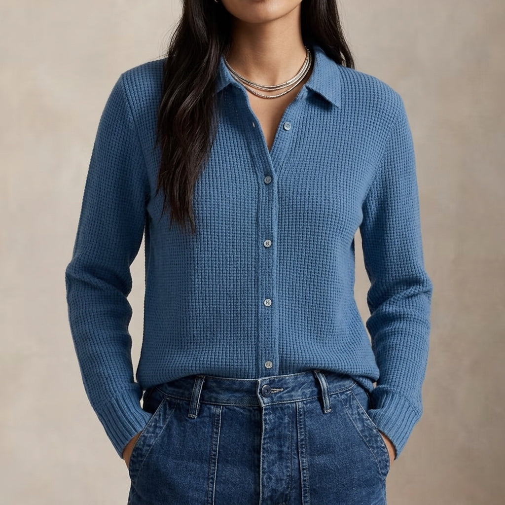 Toledo Waffle Knit Cardigan