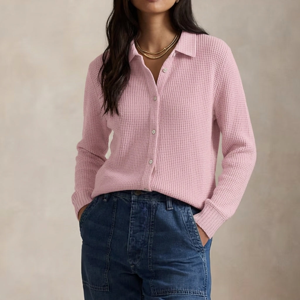 Toledo Waffle Knit Cardigan