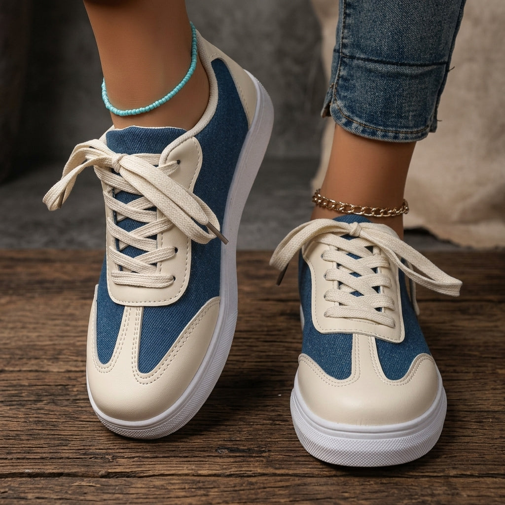 Delvano Denim Low-Top Sneakers