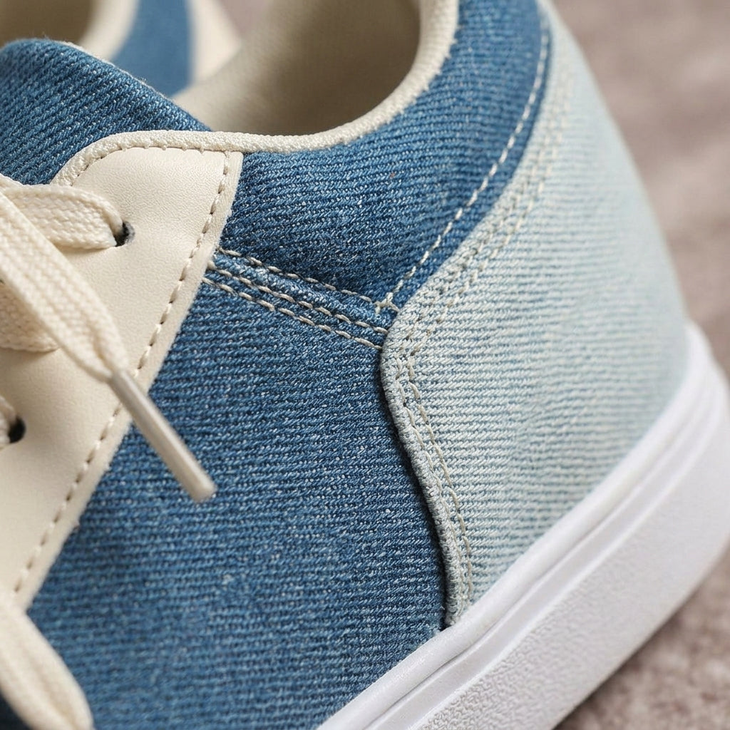 Delvano Denim Low-Top Sneakers