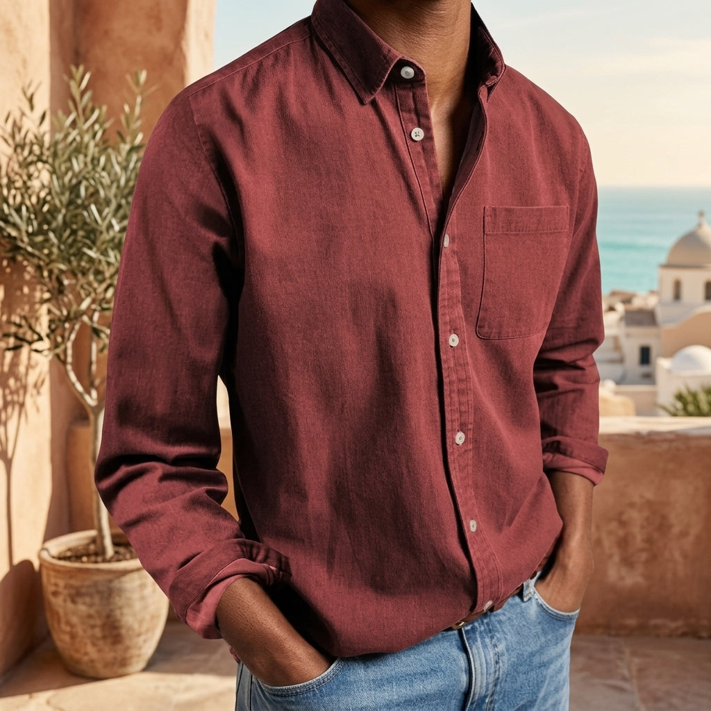 Olvera Men's Long Sleeve Shirt