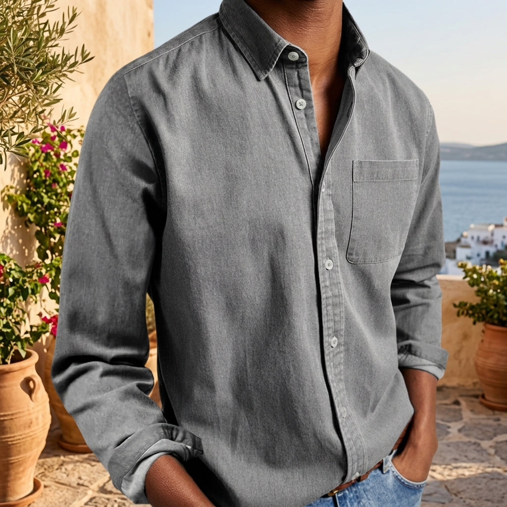 Olvera Men's Long Sleeve Shirt