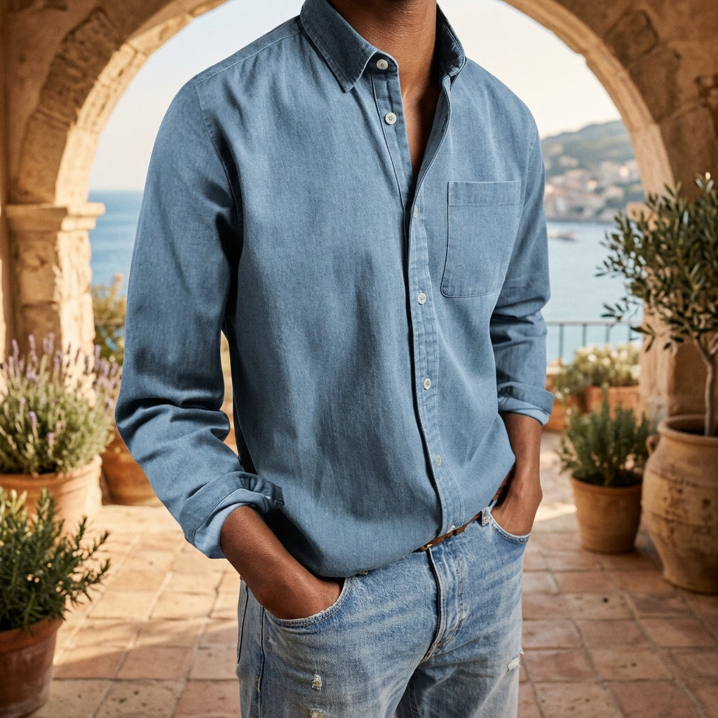 Olvera Men's Long Sleeve Shirt
