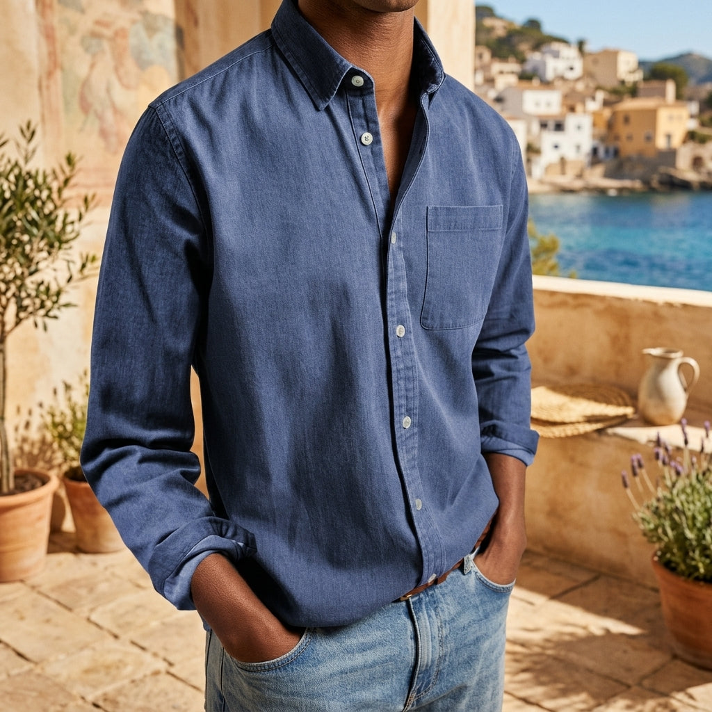 Olvera Men's Long Sleeve Shirt