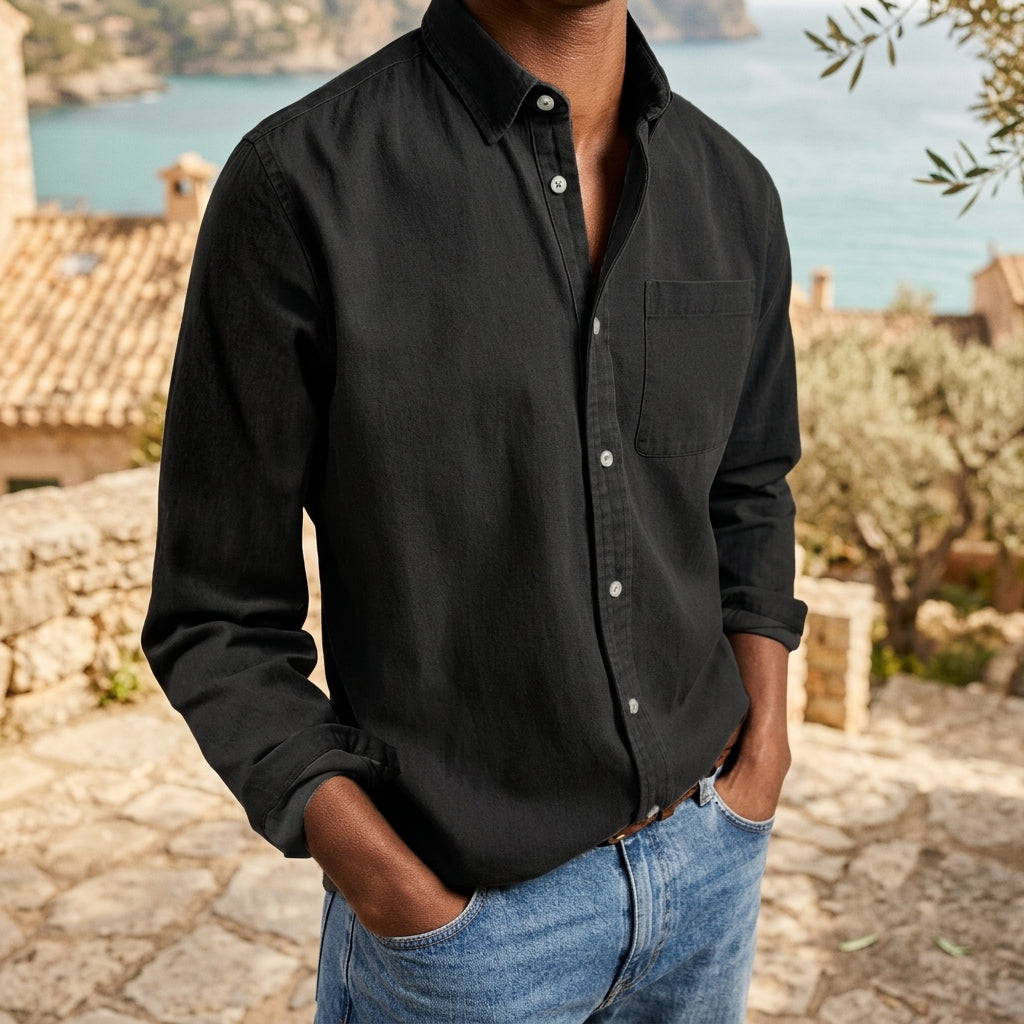 Olvera Men's Long Sleeve Shirt