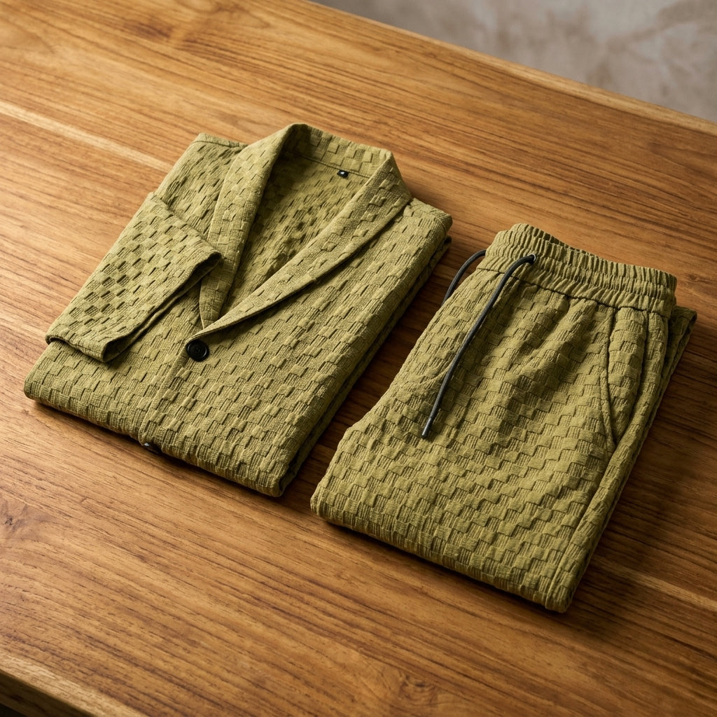 Bevagna Patterned Cotton Set