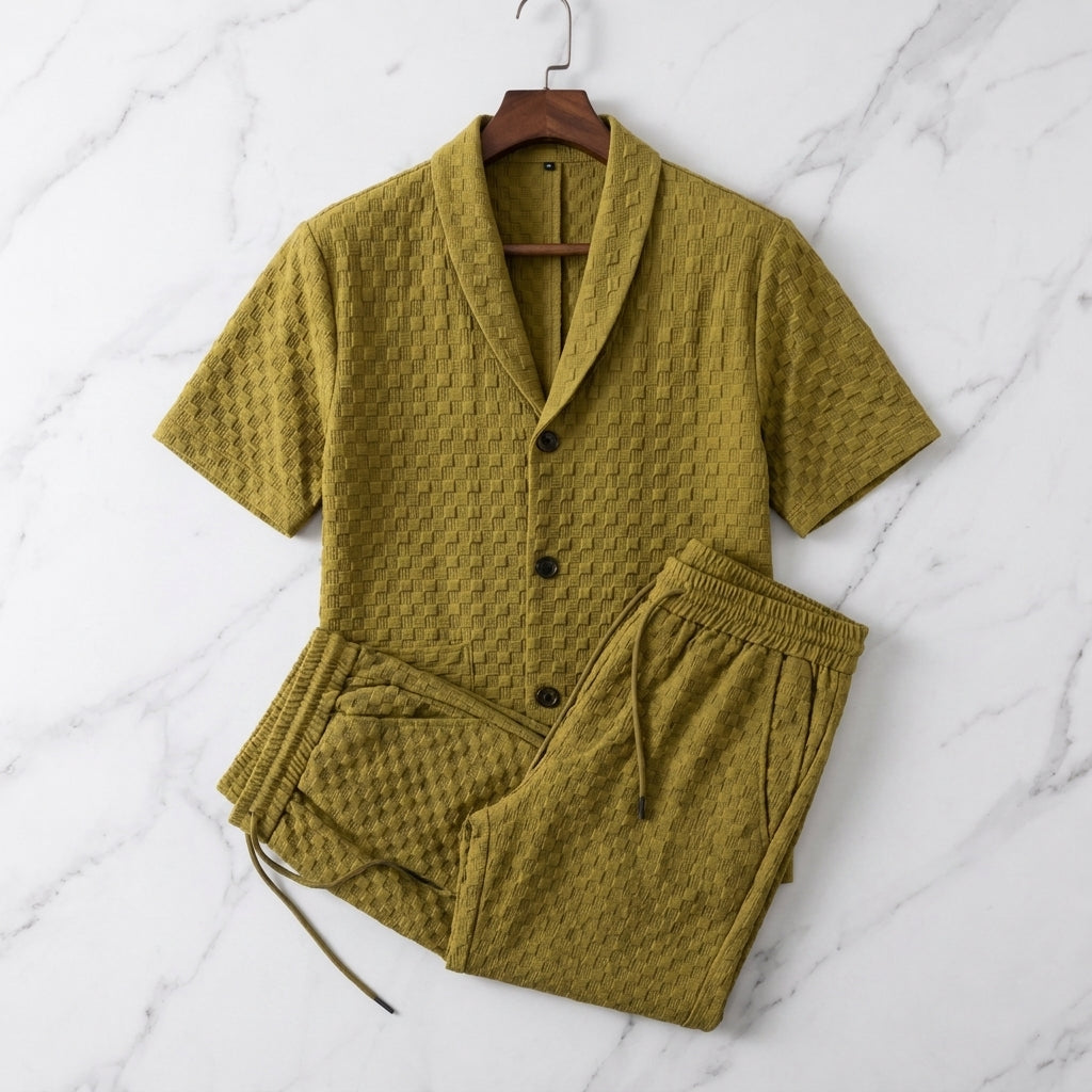 Bevagna Patterned Cotton Set
