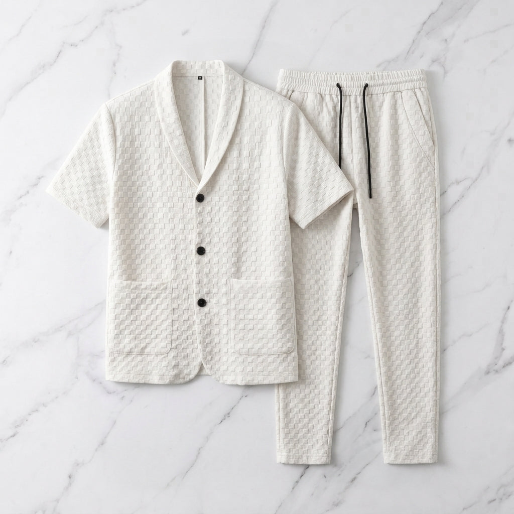 Bevagna Patterned Cotton Set