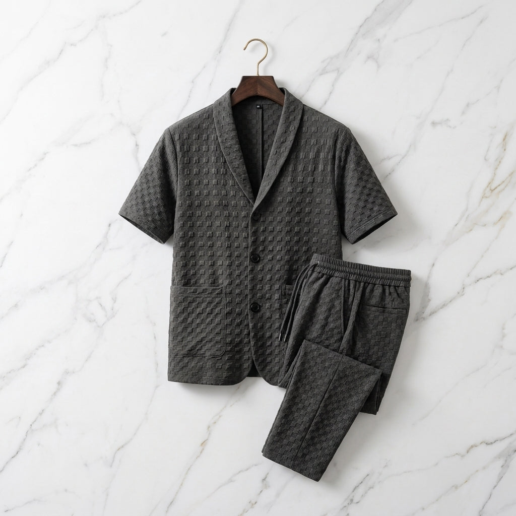 Bevagna Patterned Cotton Set