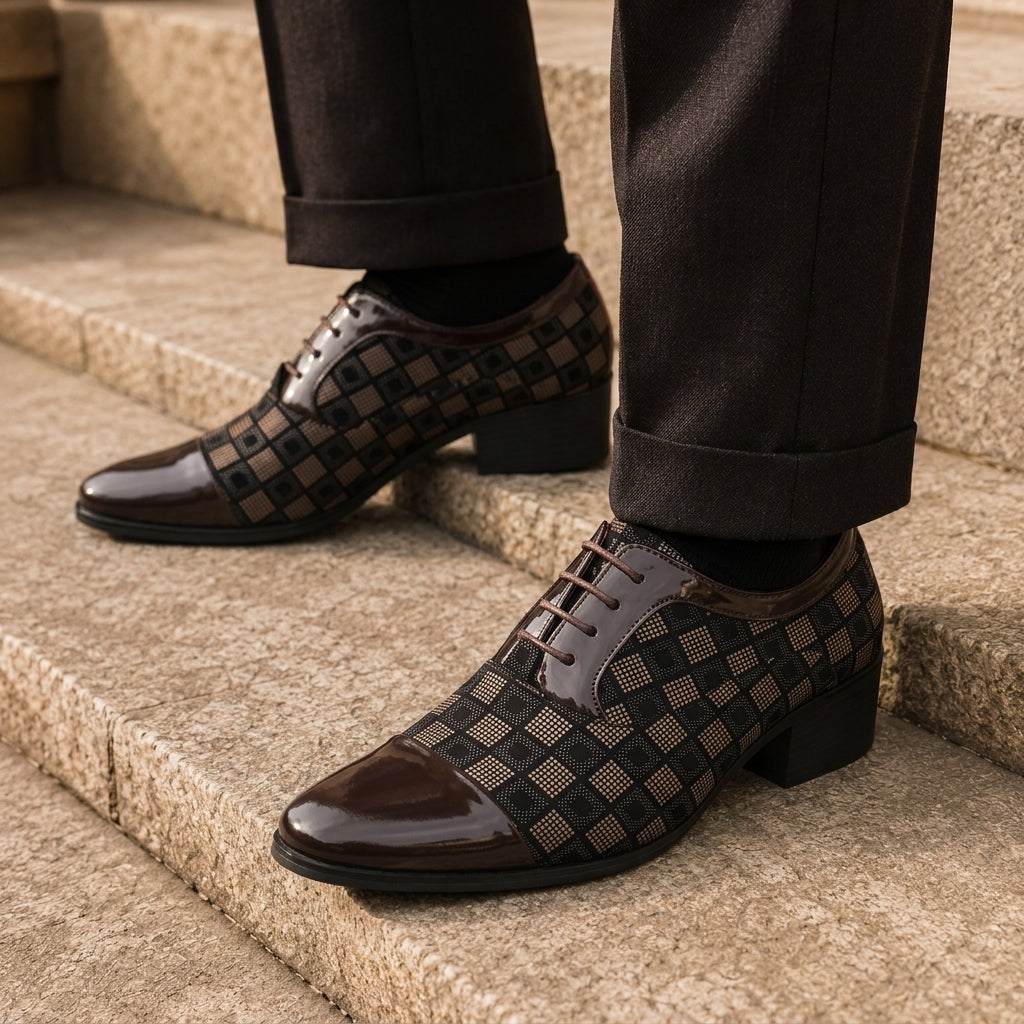 Calloway Lifted-Heel Oxfords