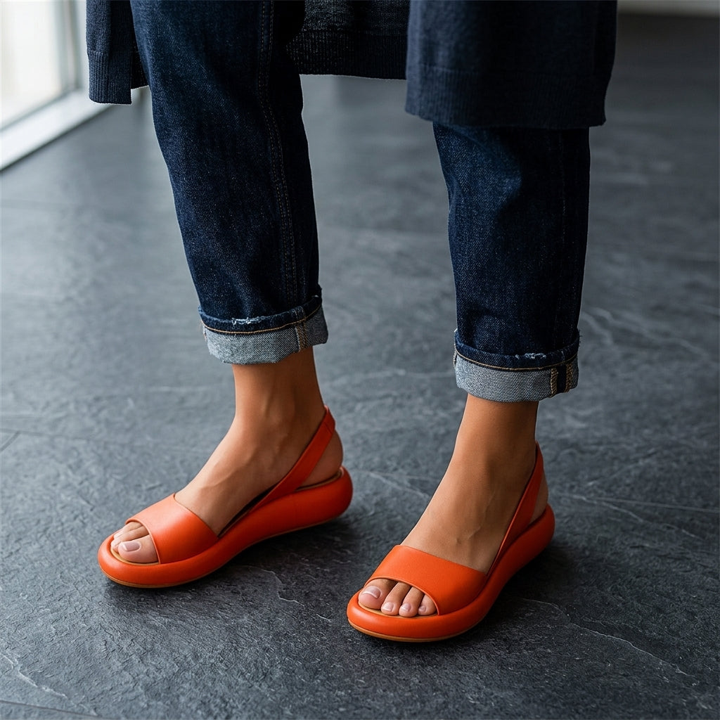 Sète Women's Open-Toe Slingback Flat Sandals