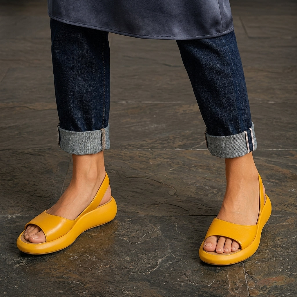 Sète Women's Open-Toe Slingback Flat Sandals