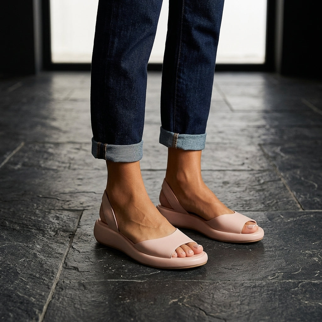 Sète Women's Open-Toe Slingback Flat Sandals