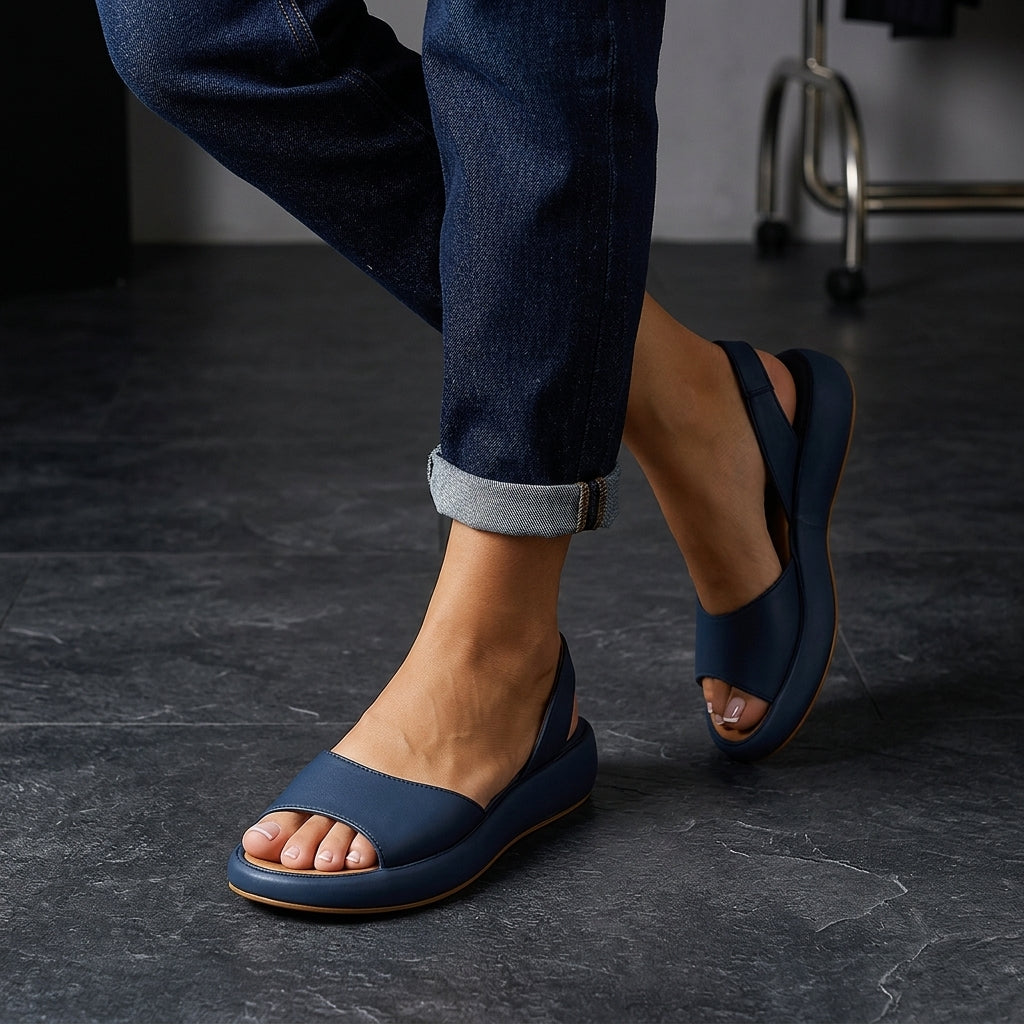 Sète Women's Open-Toe Slingback Flat Sandals