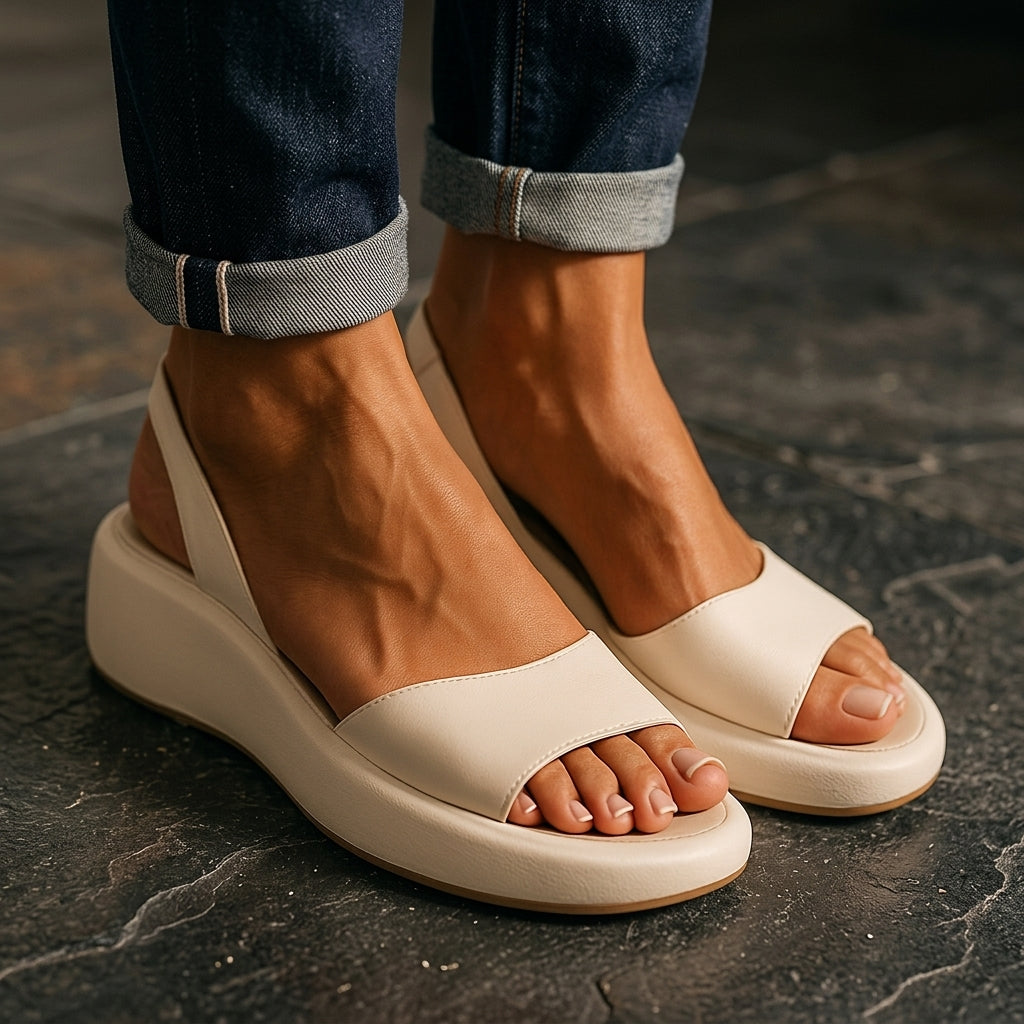 Sète Women's Open-Toe Slingback Flat Sandals