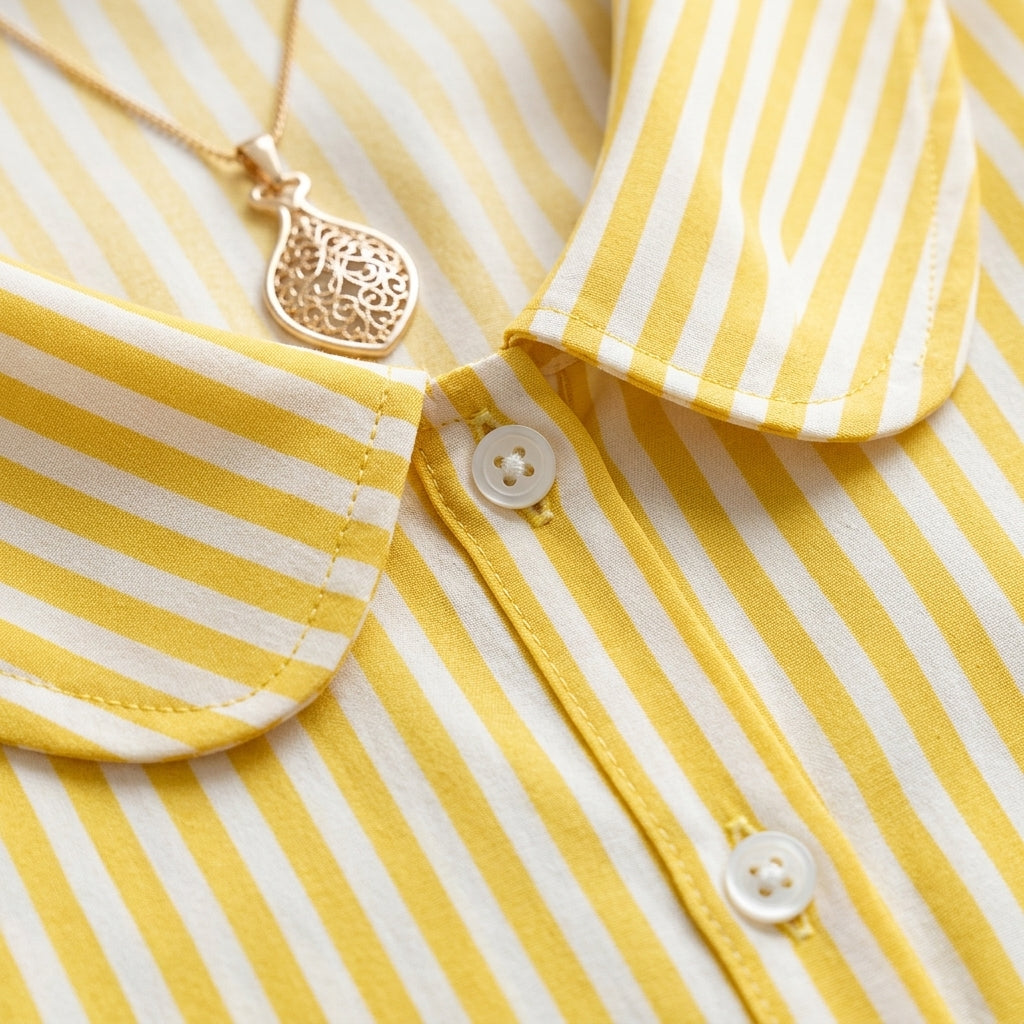 Bramley Striped Collar Blouse