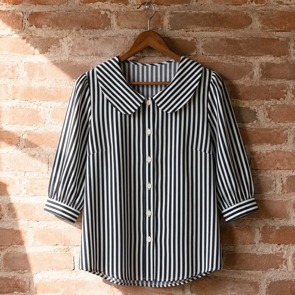Bramley Striped Collar Blouse