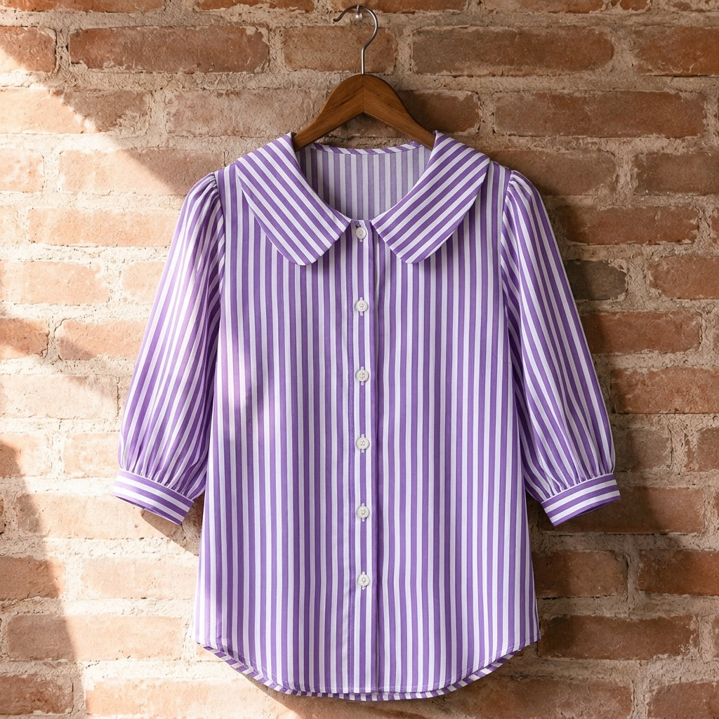 Bramley Striped Collar Blouse