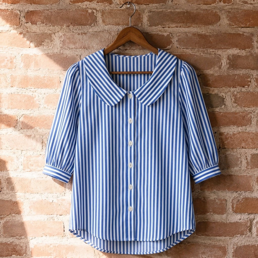Bramley Striped Collar Blouse