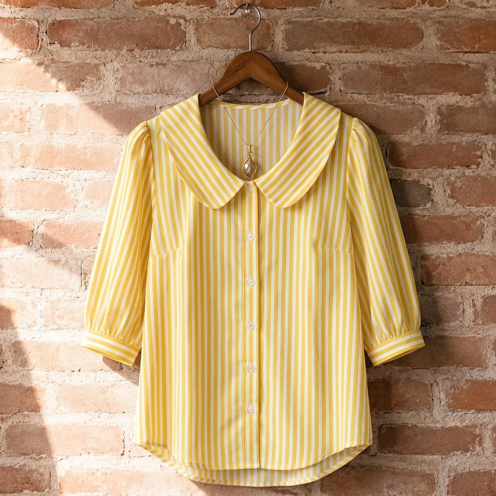 Bramley Striped Collar Blouse