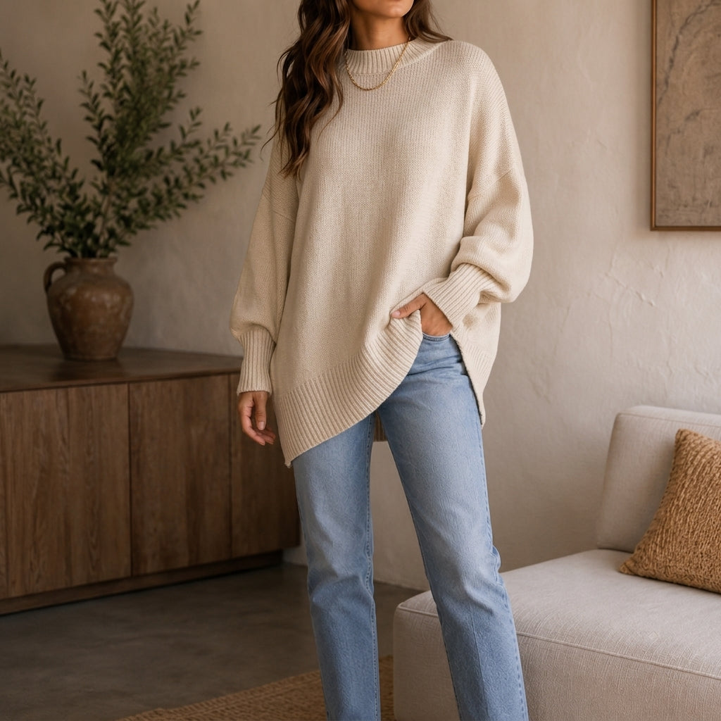 Hollis Cashmere Knit Sweater