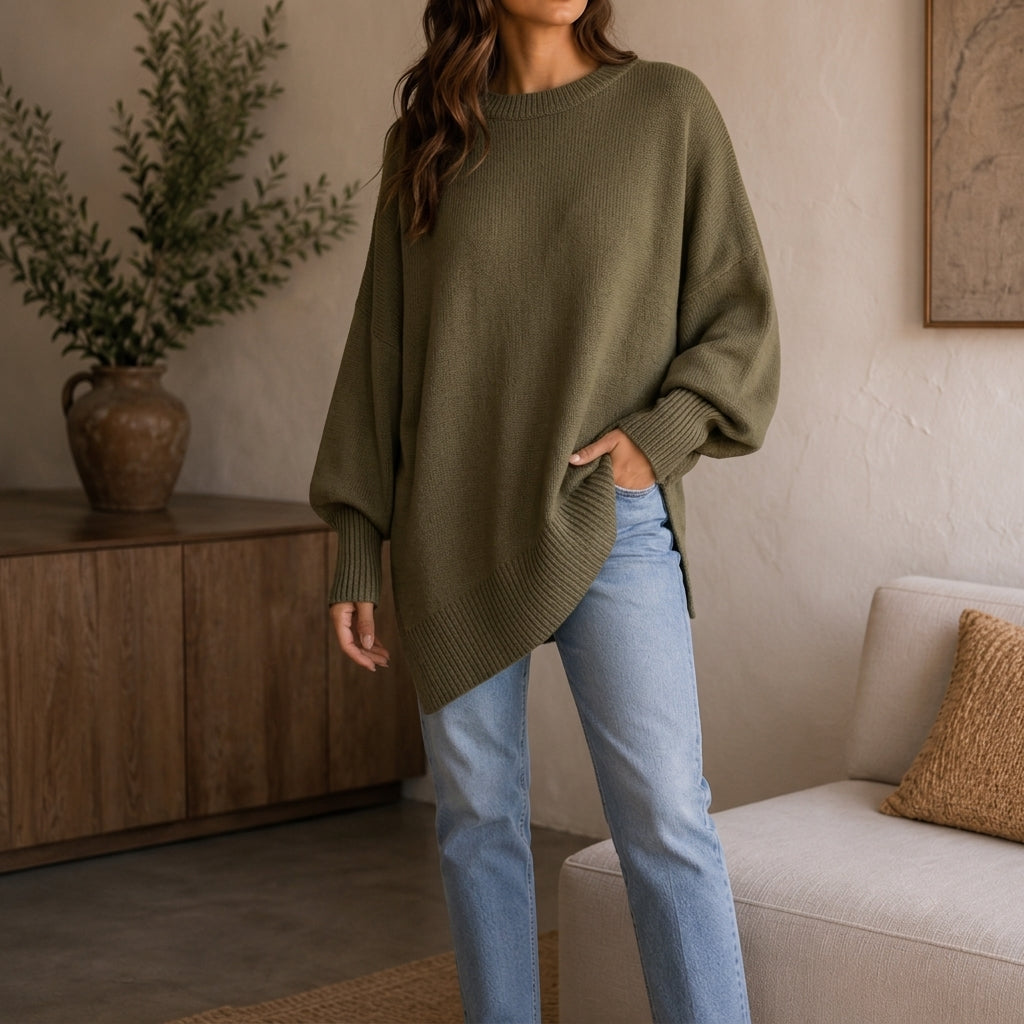 Hollis Cashmere Knit Sweater