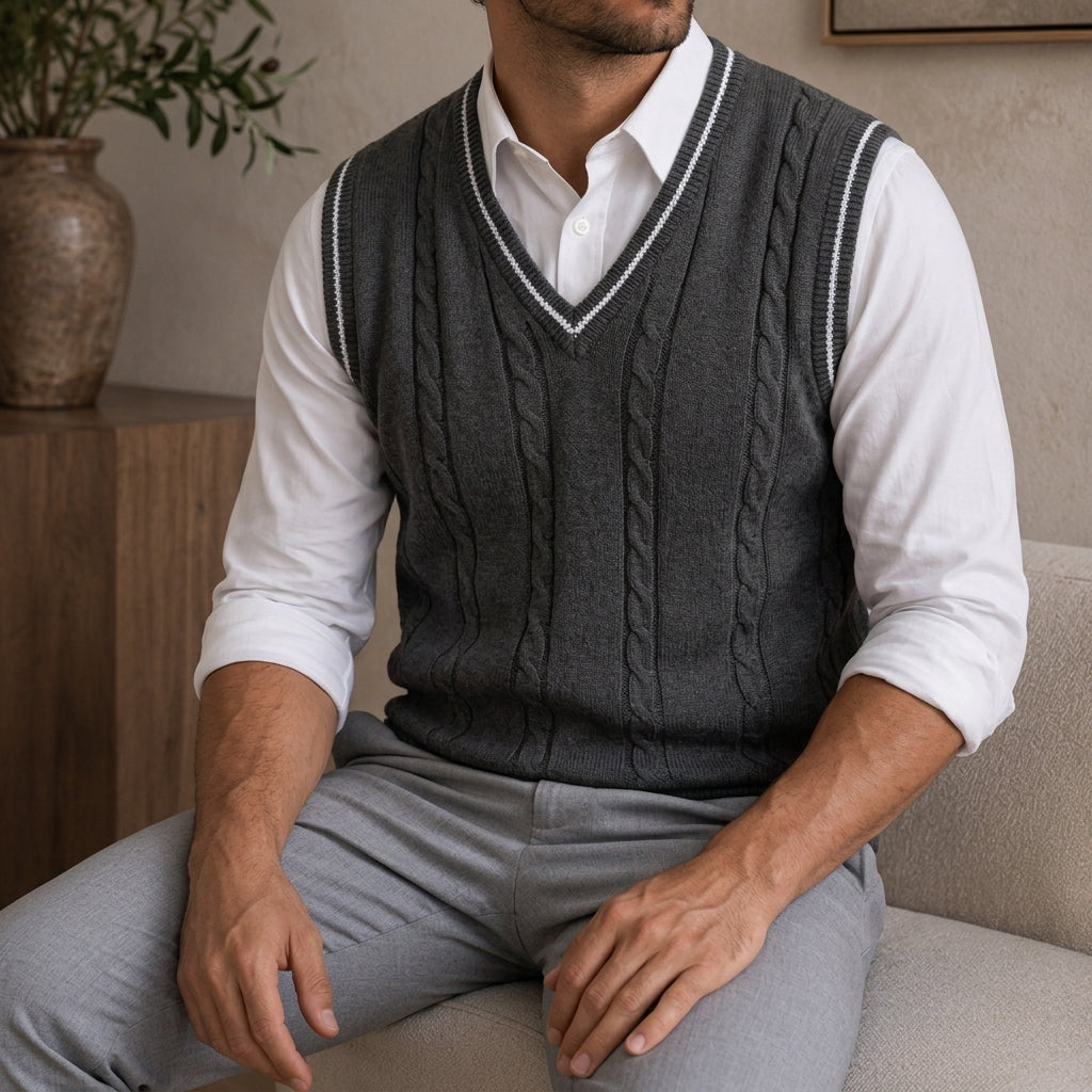 Ashwell Classic Knit Vest