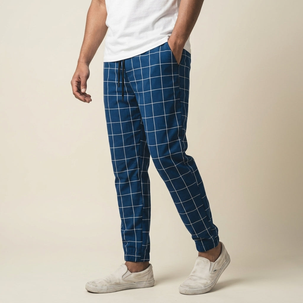 Thornbury Designer Plaid Sweatpants