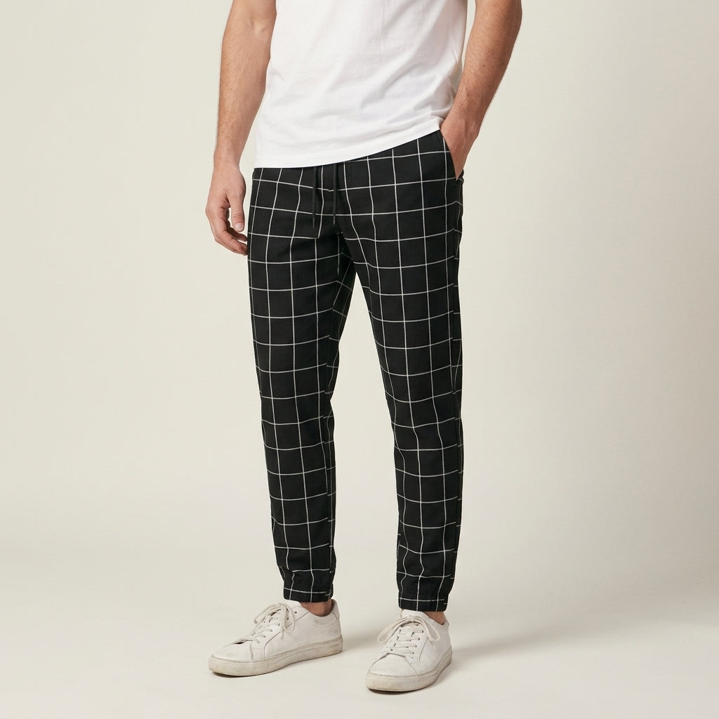 Thornbury Designer Plaid Sweatpants