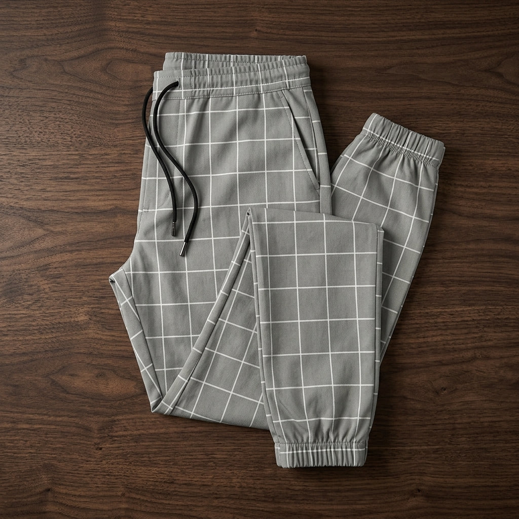 Thornbury Designer Plaid Sweatpants