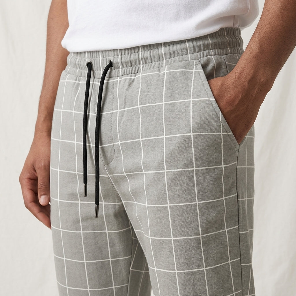 Thornbury Designer Plaid Sweatpants