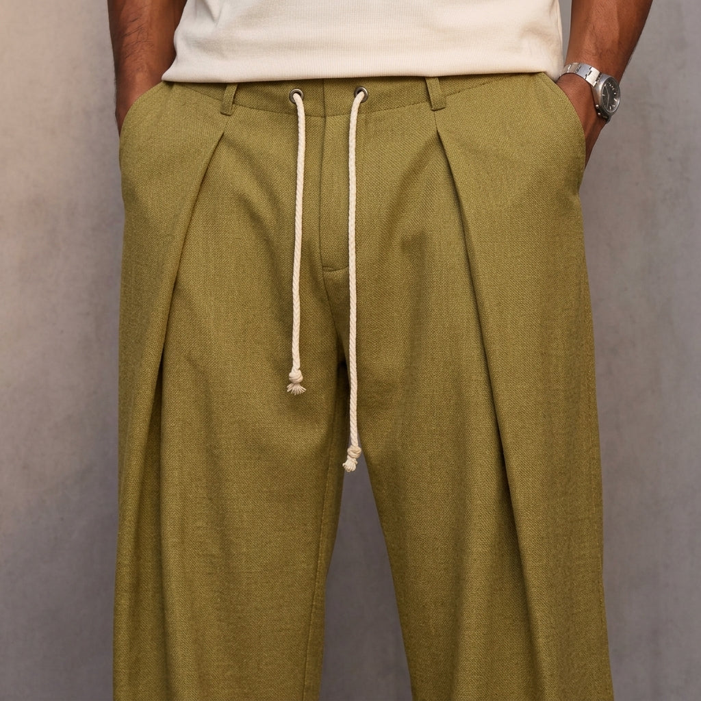 Marlowe Wide Leg Drawstring Pants