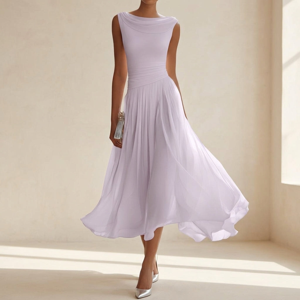 Mirabelle Women's Pleated Midi Dress