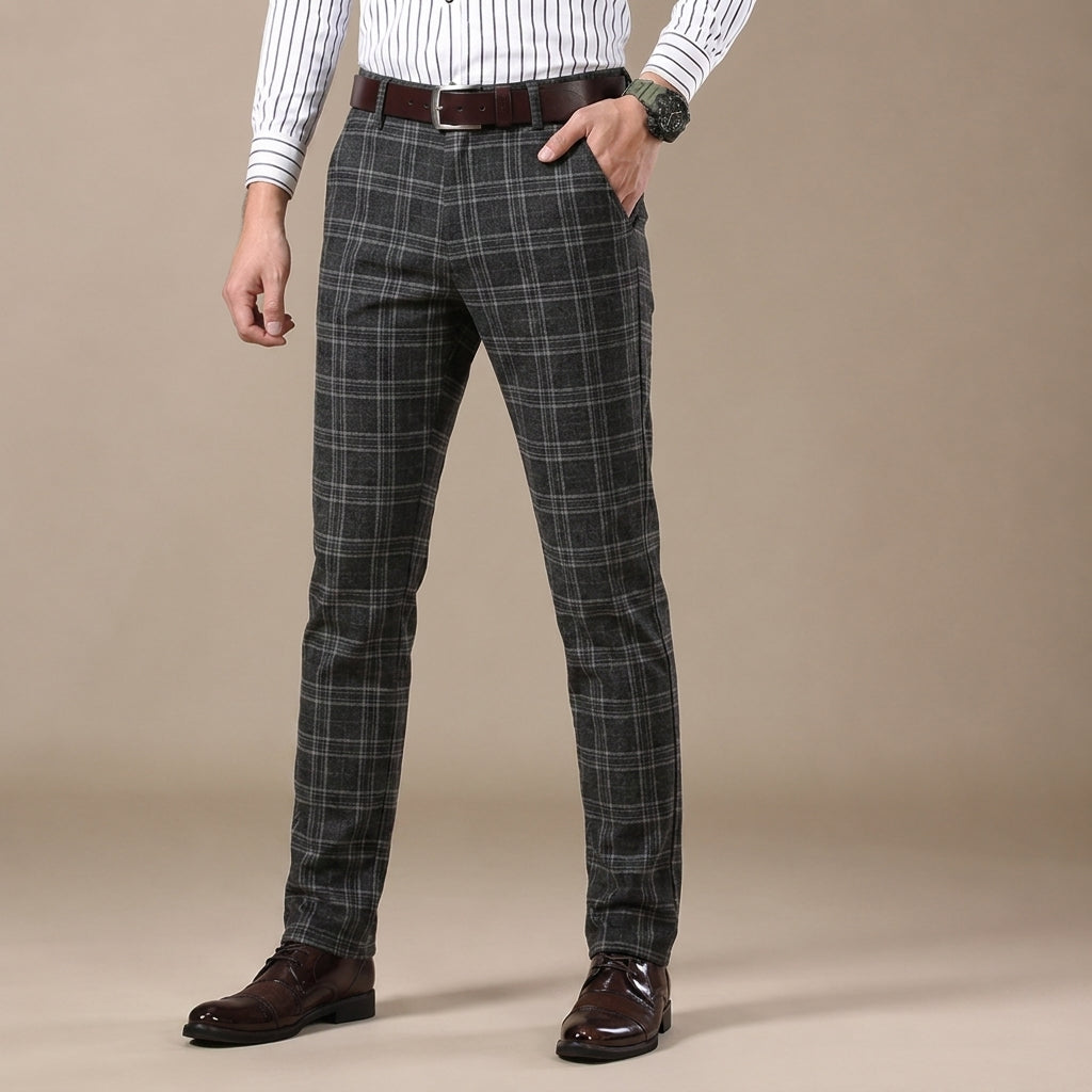Thornhill Checked Dress Trousers