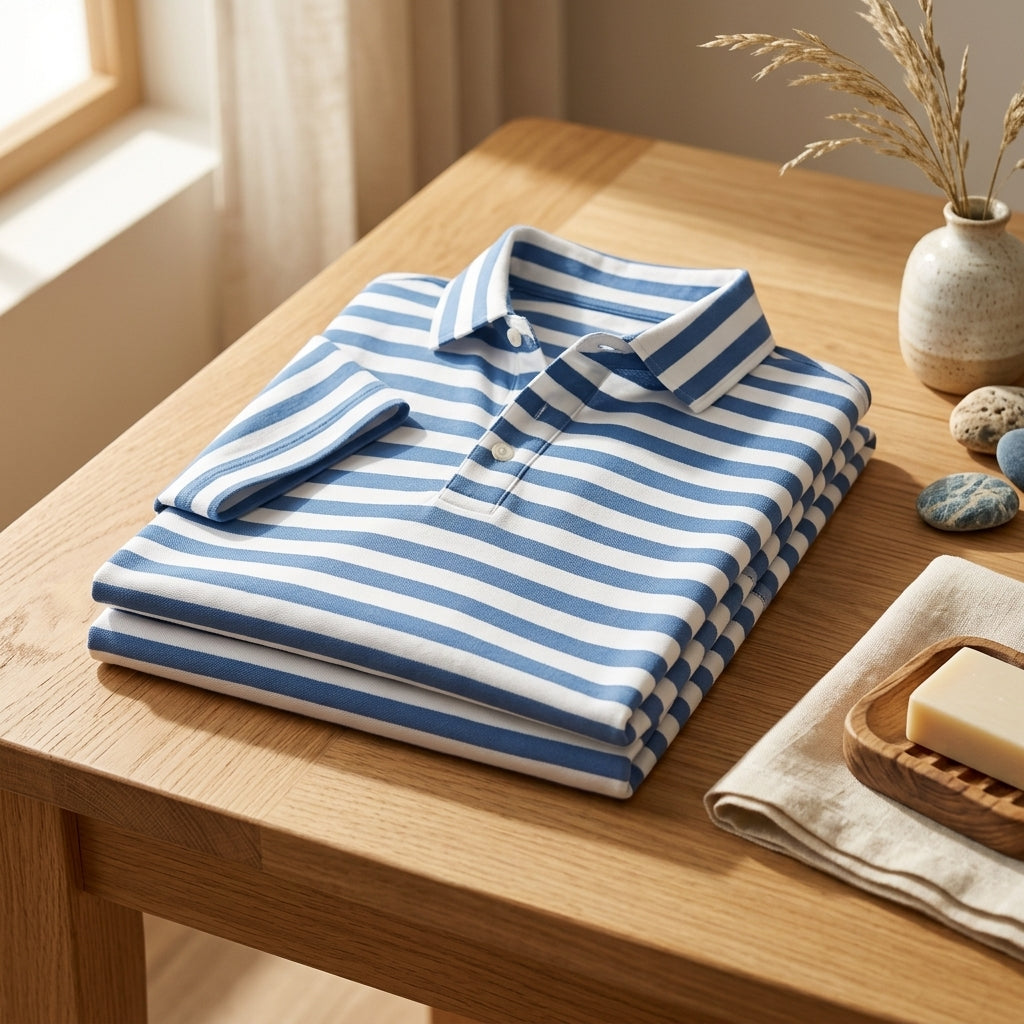 Pendleton Men's Striped Casual Polo Shirt