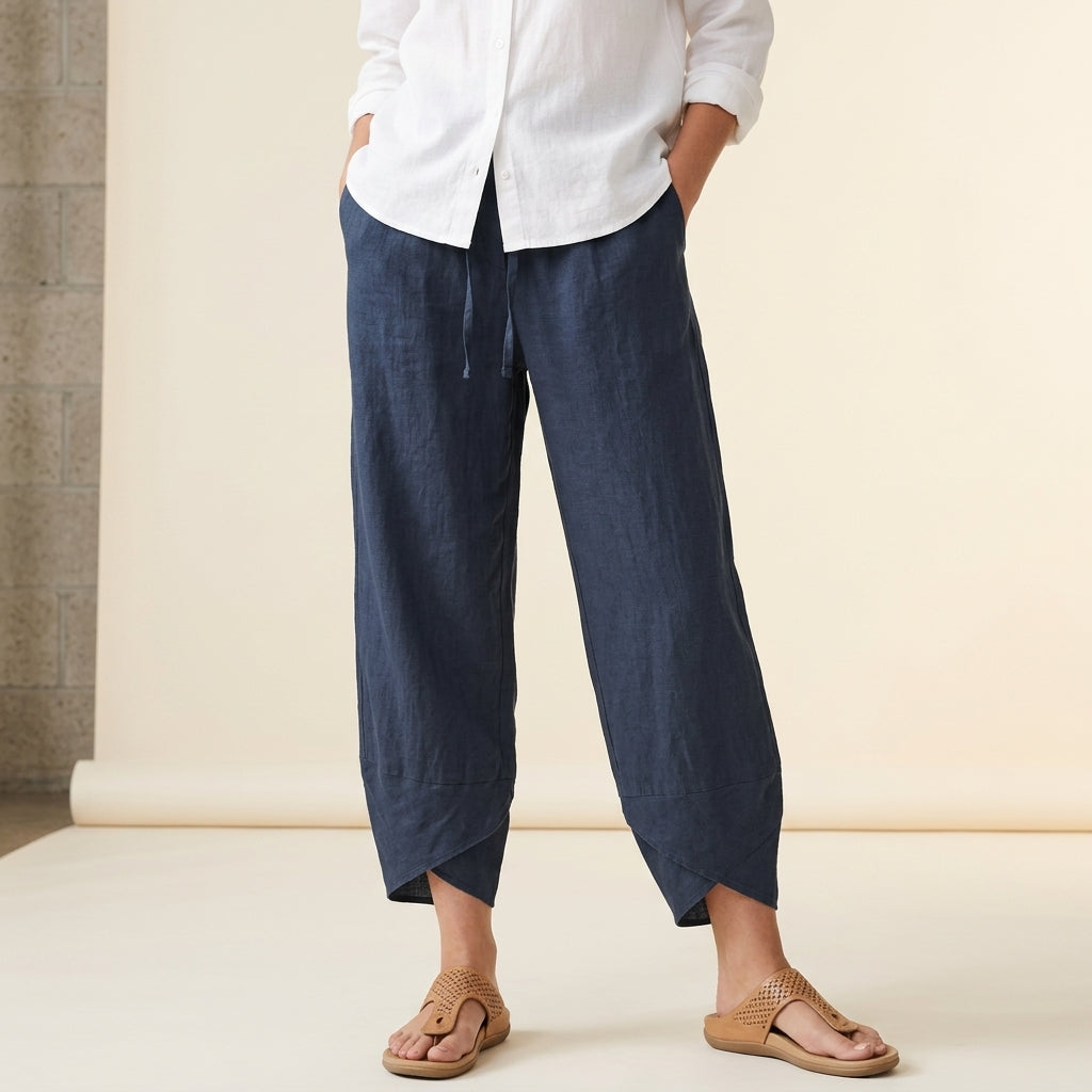 Roselle Linen Summer Pants