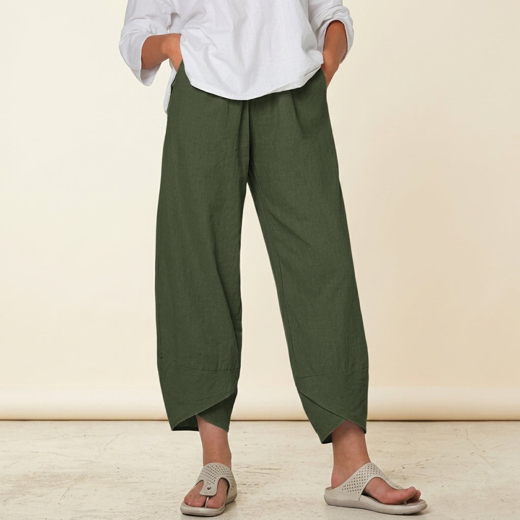 Roselle Linen Summer Pants