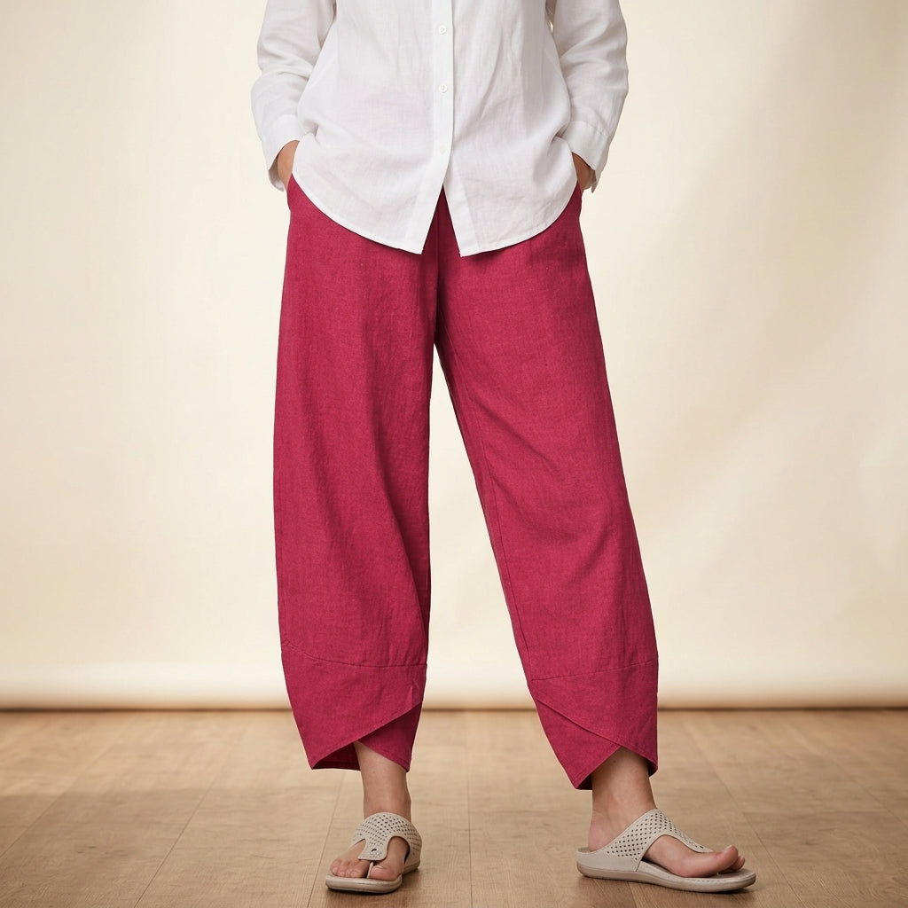 Roselle Linen Summer Pants